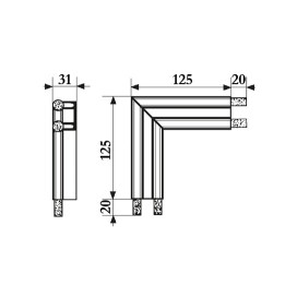 Bourrelet d'angle Fermod 4453