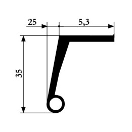 Bourrelet  de sol Fermod 250
