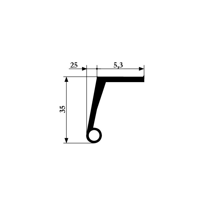 Bourrelet  de sol Fermod 250