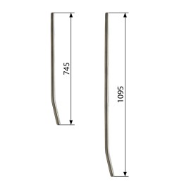 Tube de poignée extérieure Fermod 3530 - 7530