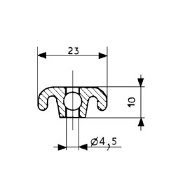 Raidisseur 3312  pour joint Fermod