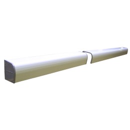 Cache PVC pour kit rail acier séries 8700
N°8795 (largeur de porte jusqu'à 2300 mm maxi )